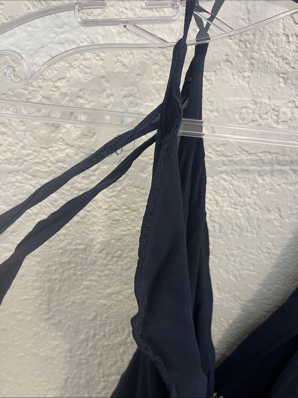 Reformation Navy Plunge V-Neck Maxi Dress READ - Picture 11 of 13